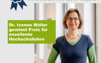 Dr. Ivonne Möller mit Ars Legendi-Fakultätenpreis für exzellente Lehre ausgezeichnet