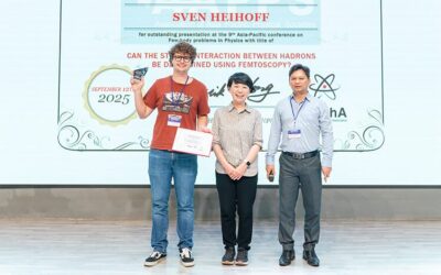 Sven Heihoff erhält Young Scientist Award für beste Präsentation