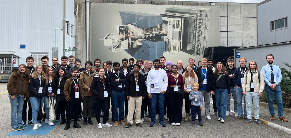 Gruppenbild der CERN-Exkursion