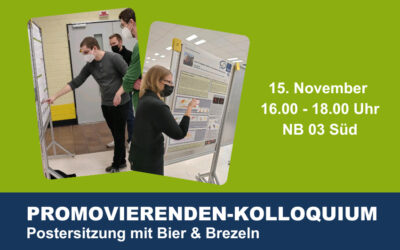 9. Promovierenden-Kolloquium am 15. November: Postersitzung mit Bier & Brezeln